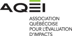 Logo de l'association québécoise pour l'évaluation d'impacts